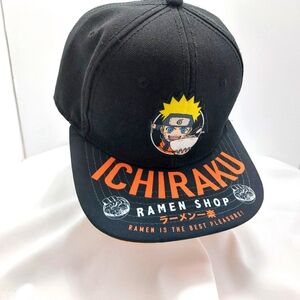 Naruto ICHIRAKU Ramen Shop 2002 Ball‎ Cap Black Adjustable